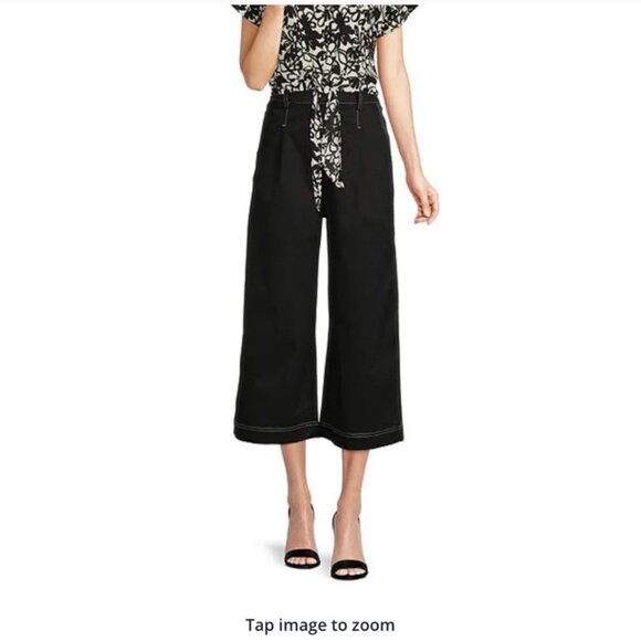 Sugarlips Crosby Wide Leg Cropped Pull-On Pants - Picture 3 of 11